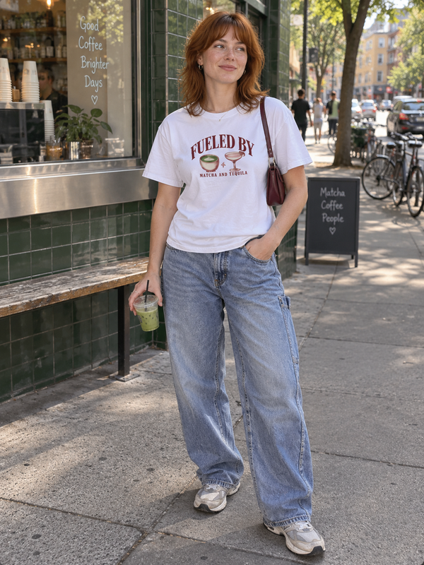 Camiseta Fueled By · Baby tee