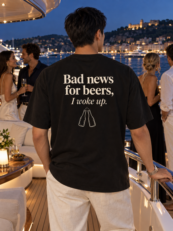 Camiseta Bad News for Beers